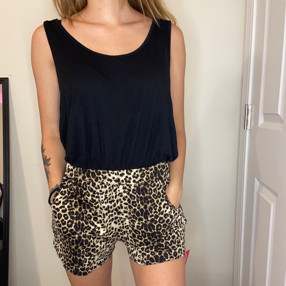 Cheetah romper